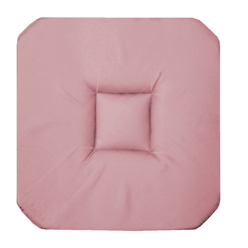 Coussin galette de chaise 4 rabats uni panamas