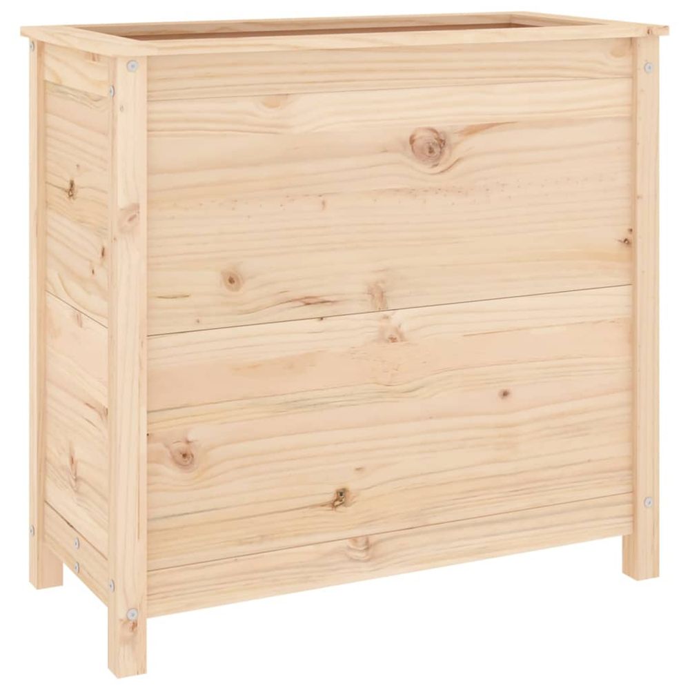 Jardinière d'extérieur 82,5x40x78 cm bois de pin massif
