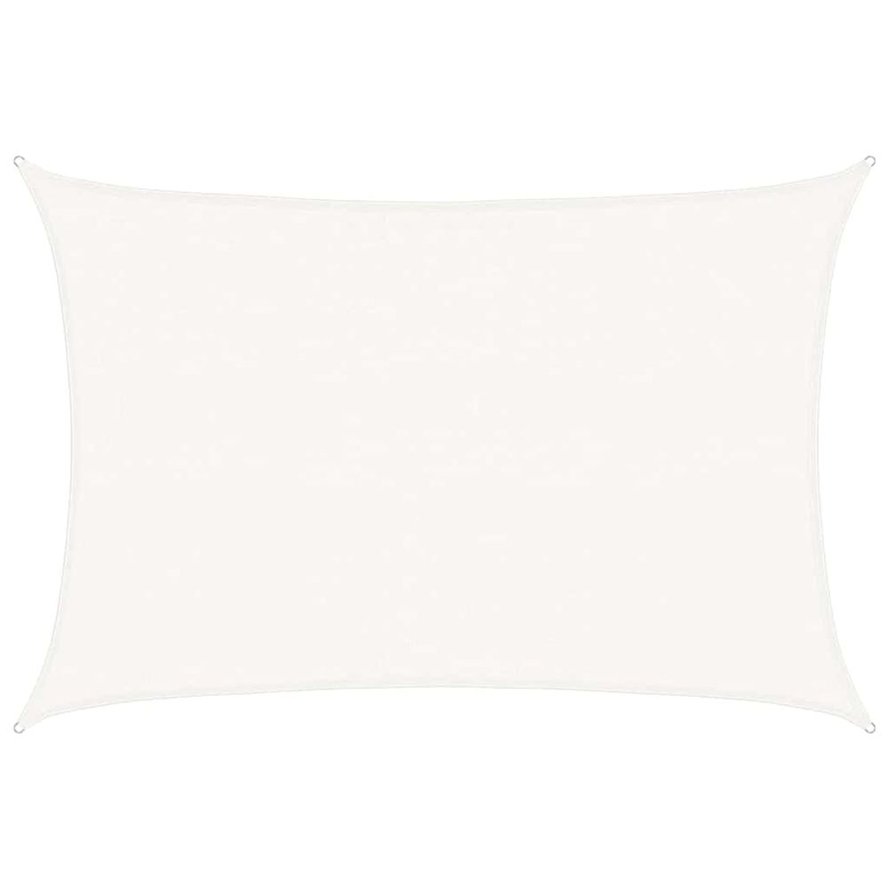 Voile d'ombrage 160 g/m² blanc 3,5x5 m pehd