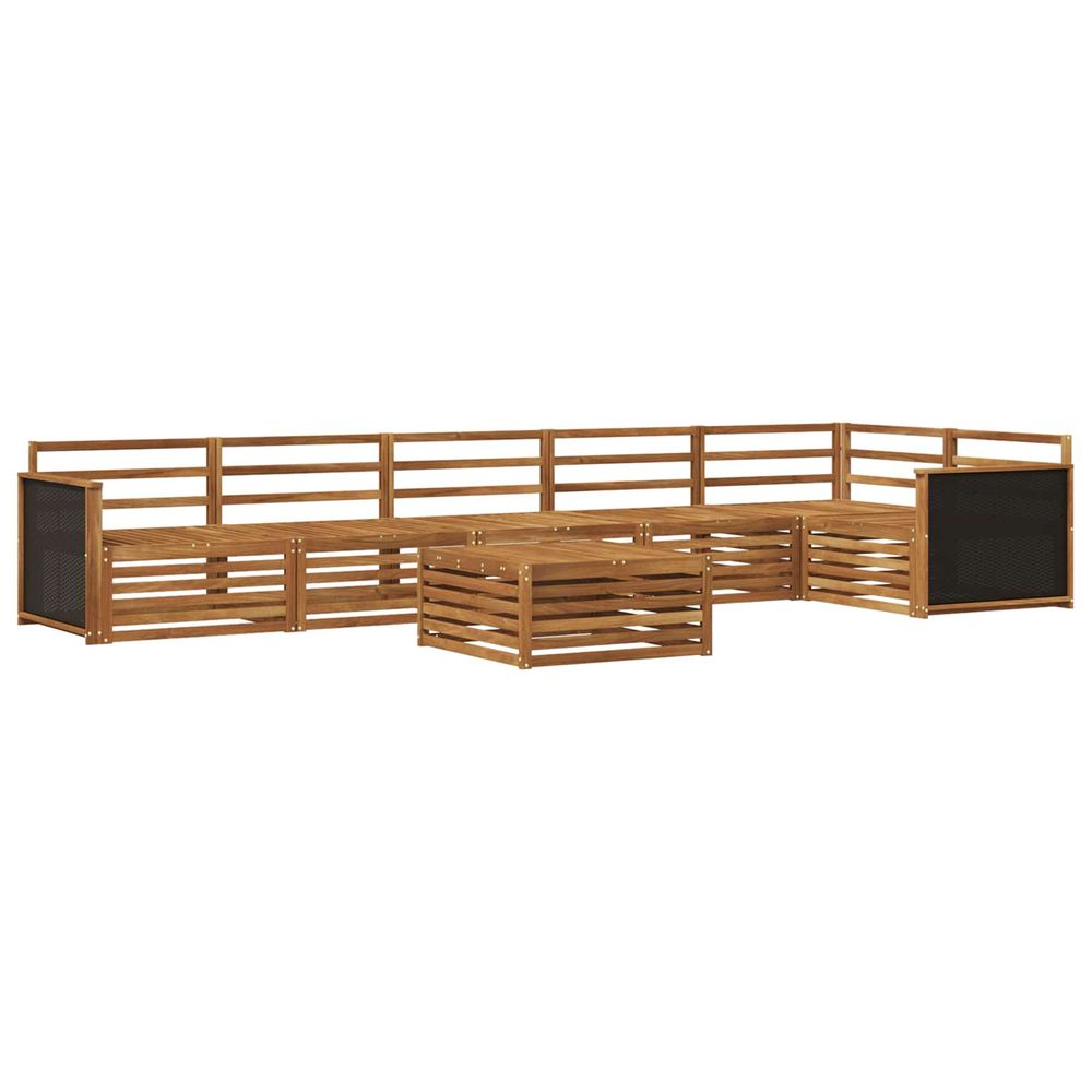 Ensemble de canapés d'extérieur 7 pc naturel