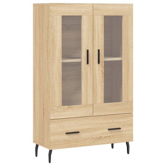 Buffet bahut commode armoire meuble de rangement organisateur cuisine salle de séjour salon haut sonoma 69,5 x 31 x 115 cm bo