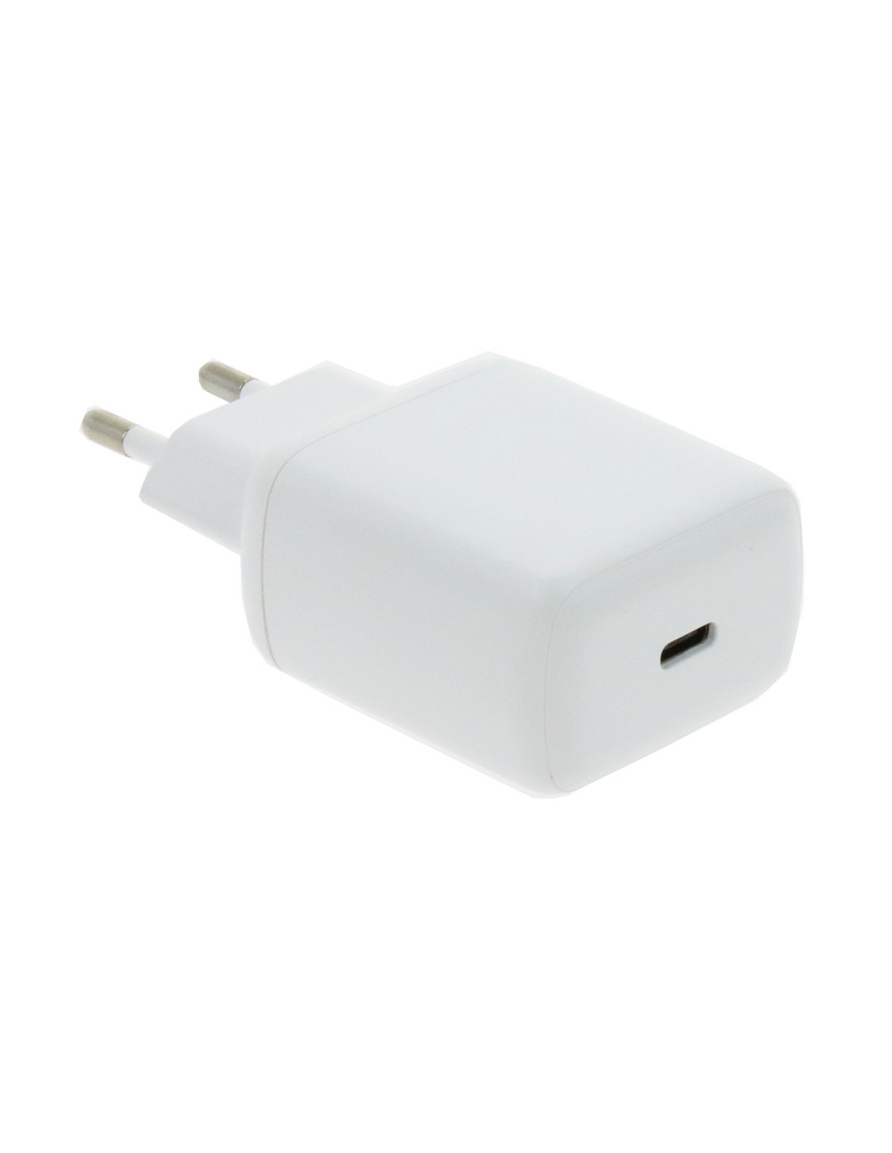 Chargeur rapide usb-c 20w blanc - profile