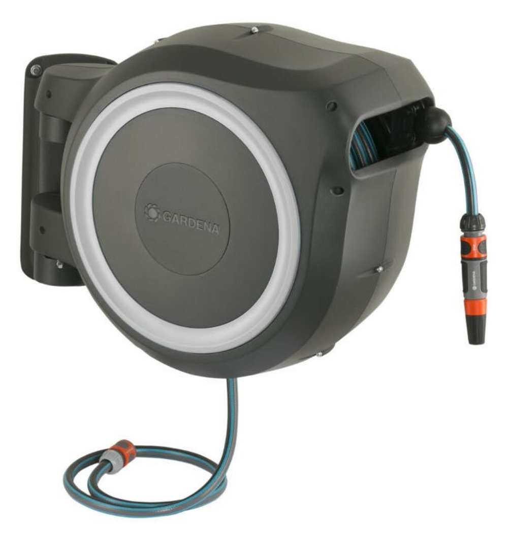 Dévidoir automatique mural rollup l 30 m blanc spe