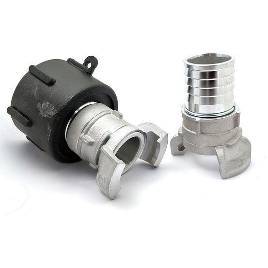 Raccord s60x6 - symétrique guillemin à verrou dn32 et demi raccord avec douille