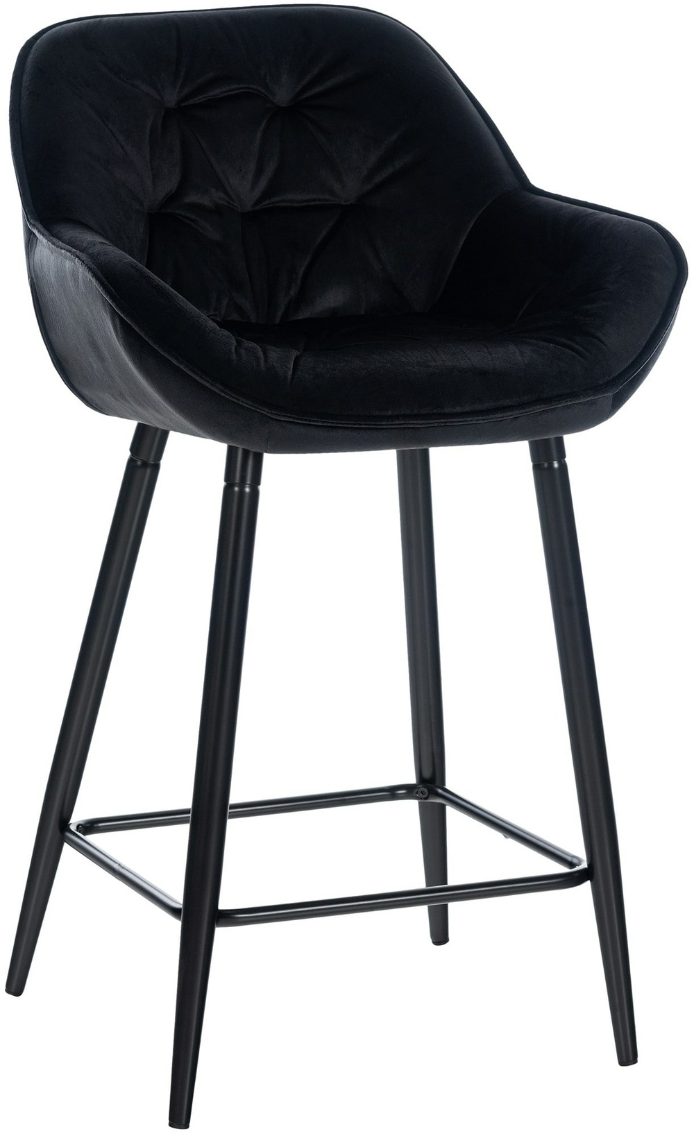 Tabouret de bar gibson velours