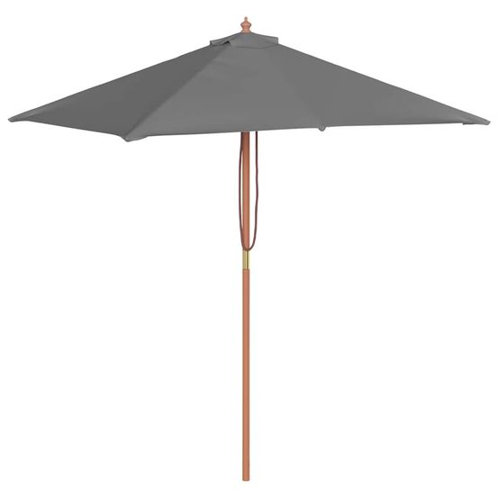 PARASOL AVEC MAT EN BOIS 150 X-(868041)