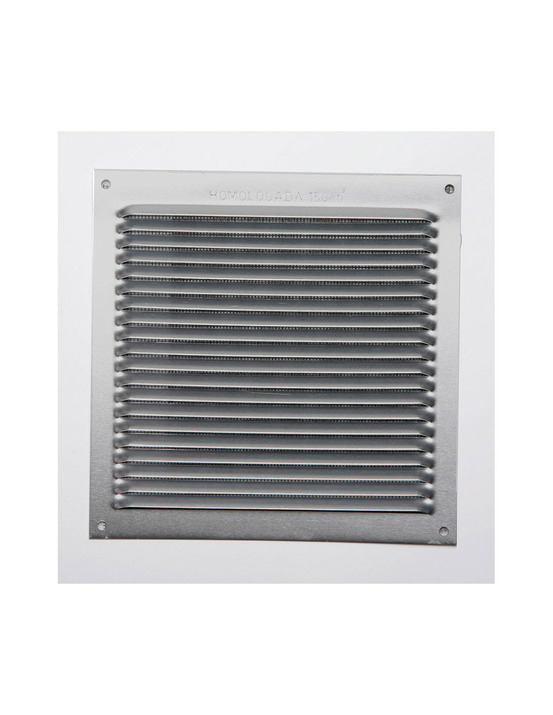 Grille sans bord aluminium 0.6 couleur naturelle 170x170mm