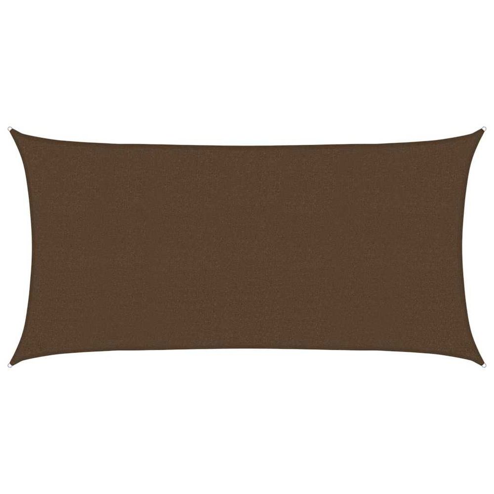 Voile d'ombrage 160 g/m² marron 2,5x4,5 m pehd