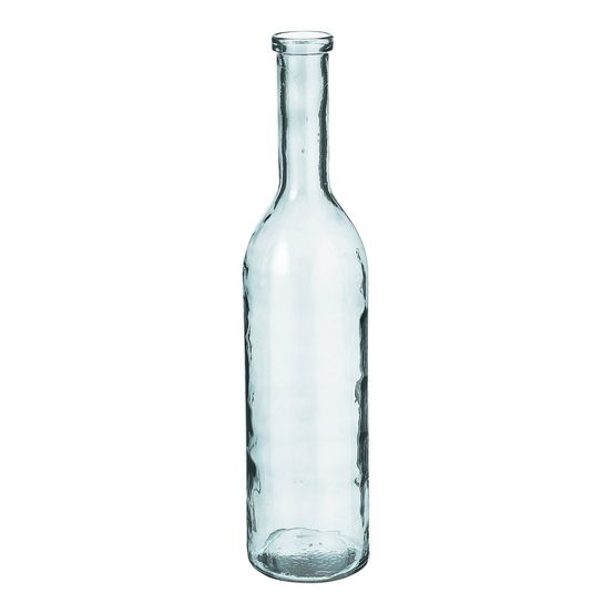Mica decorations rioja vase bouteille - h75 x ø18 cm - transparent