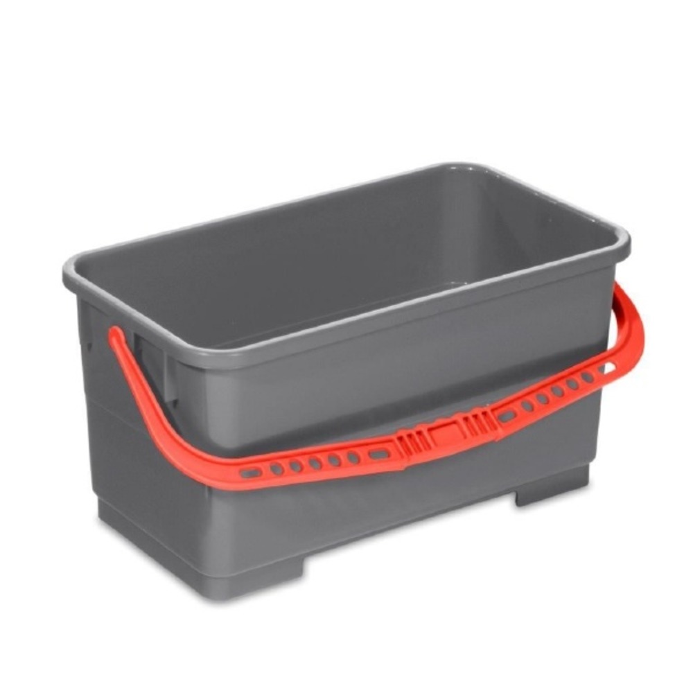 Seau 22l gris anse rouge-7030gtr - guialto