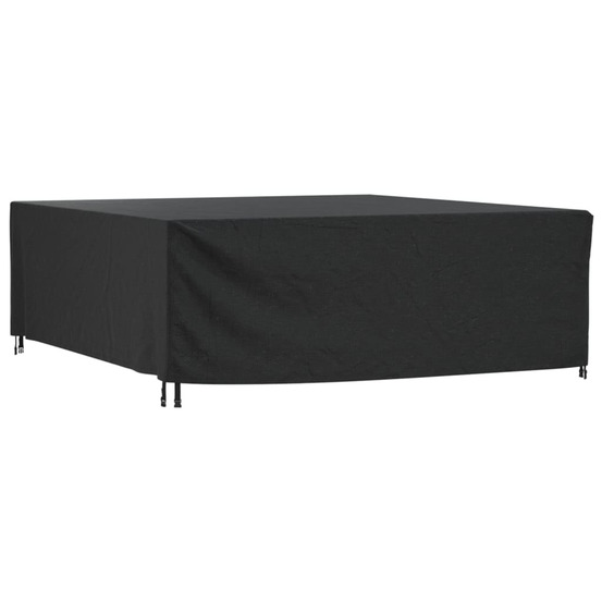 Housse de salon de jardin noir 260x260x90 cm imperméable 420d