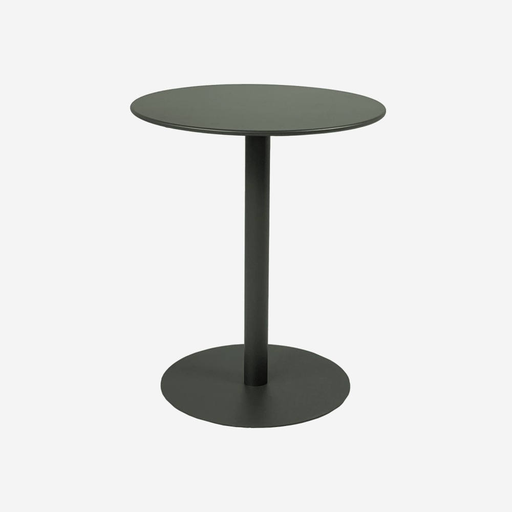 Table de jardin bistrot ronde acier 2 places - ø60cm - orea