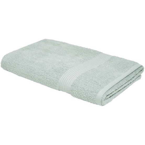 Essential - lot de 10 serviettes de toilette 50x90 cm 100% coton coloris céladon