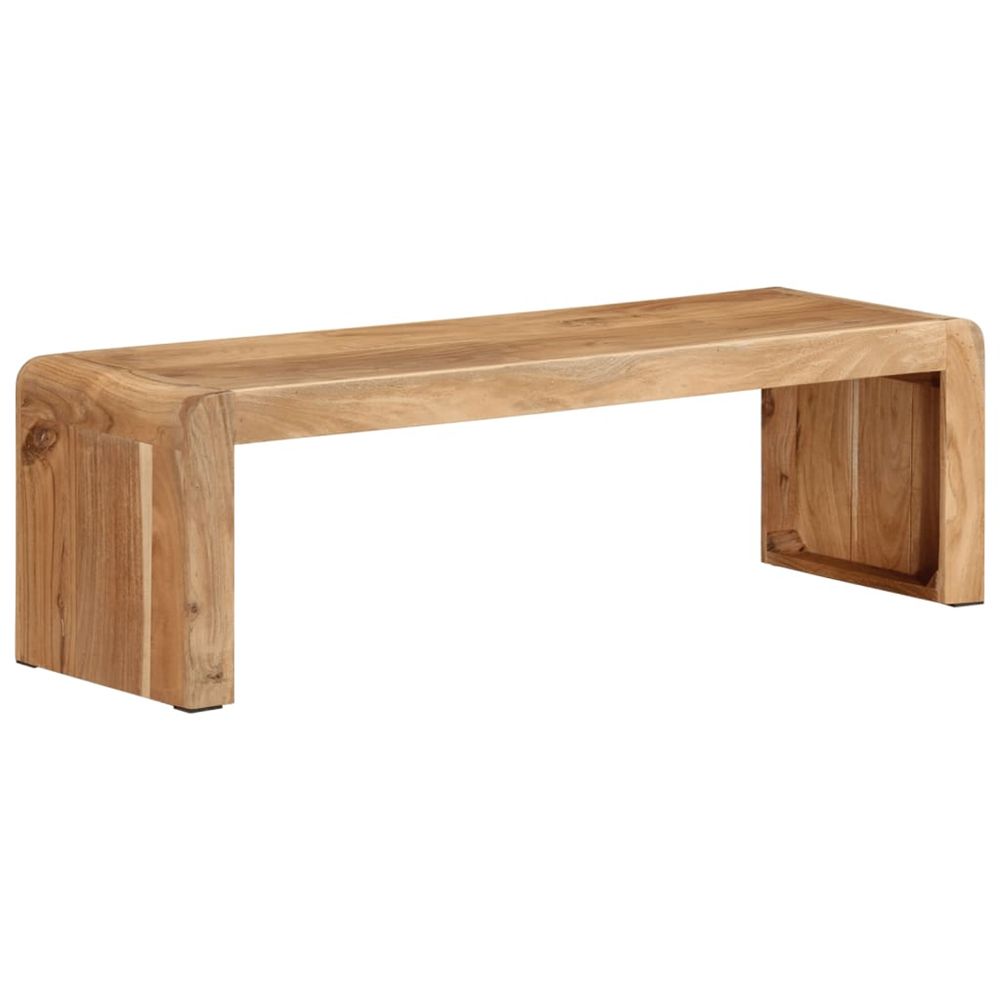 Meuble tv 110x33x33 cm bois d'acacia massif