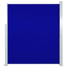 Auvent latéral de patio 160x300 cm bleu