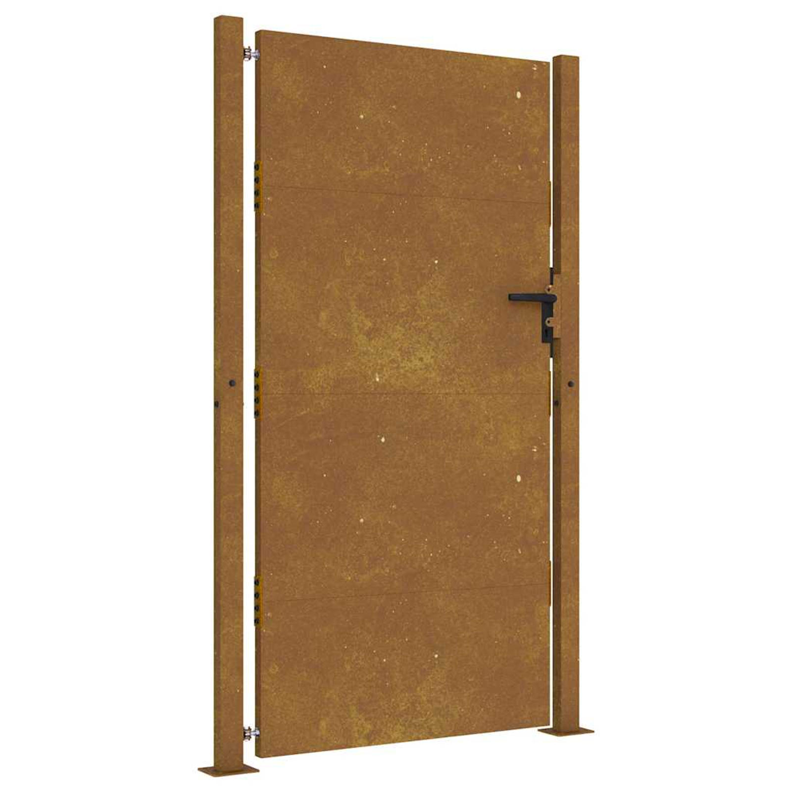 Portail de jardin 100x175 cm en acier corten