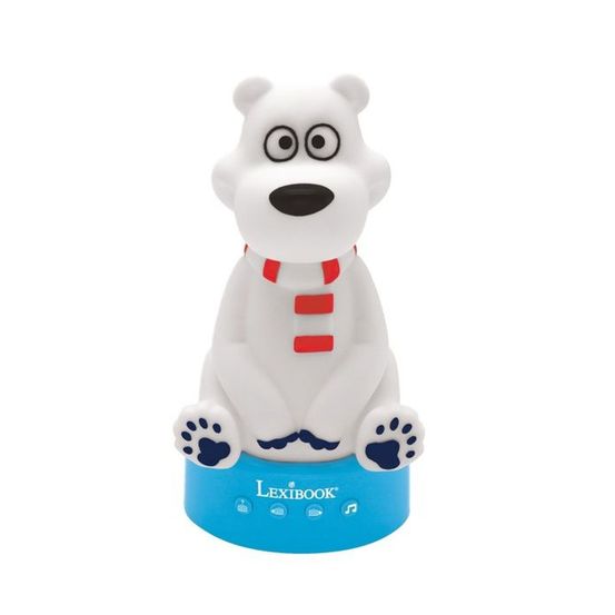 Conteur d'histoires-veilleuse ourson en 3d 17 cm (français)