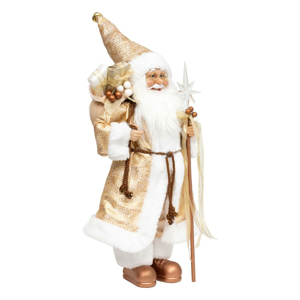Pere noel dore 45cm