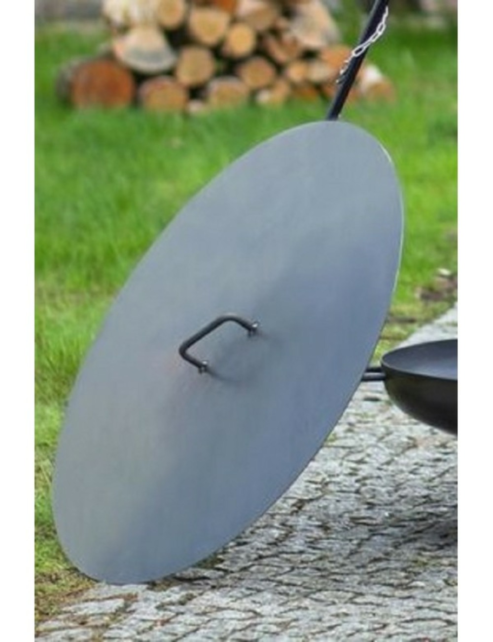 Couvercle pour brasero rond 80 cm en acier