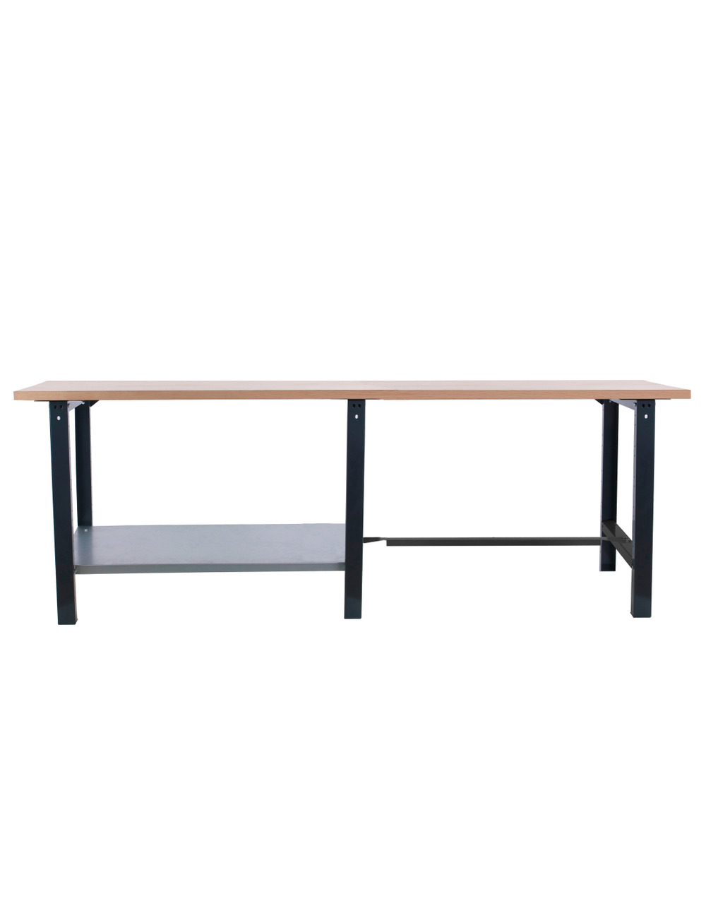 Etabli simonwork bt6 pro tandem laminate 2100 antracite/h antracite/hêtre 865x2100x750 - simonrack