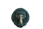 Mascaron tête de lion vert 6009 avec robinet colvert