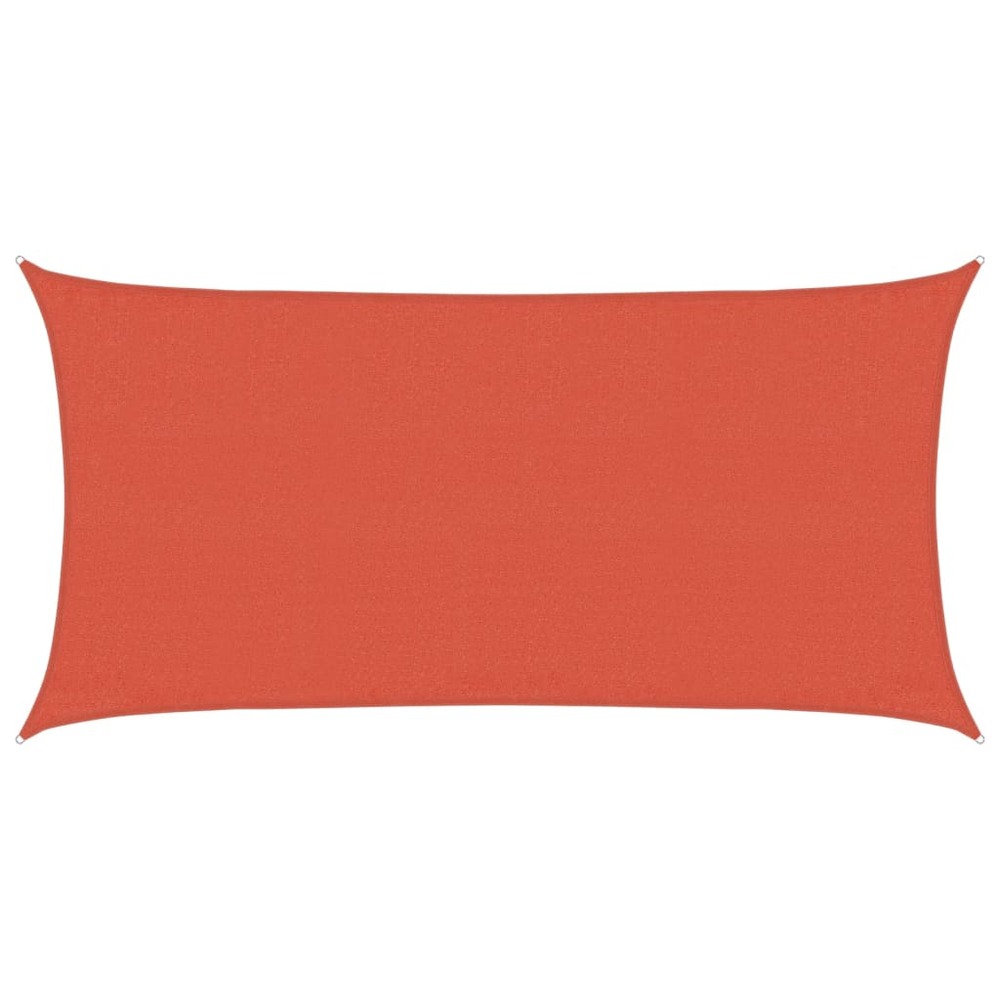 Voile d'ombrage 160 g/m² terre cuite 3x6 m pehd