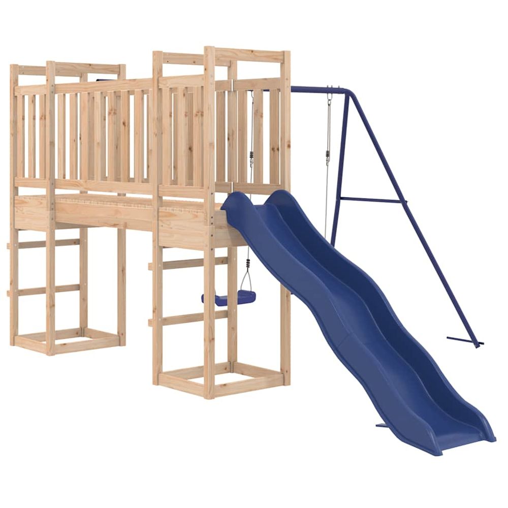 Aire de jeux d'extérieur bois de pin massif