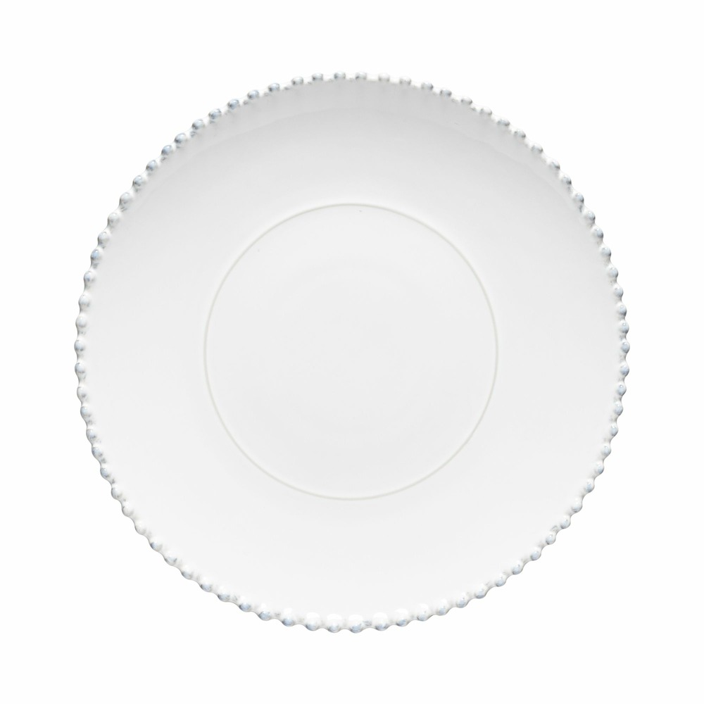 Assiette de présentation ø 34,3 cm pearl blanc - lot de 6 - costa nova
