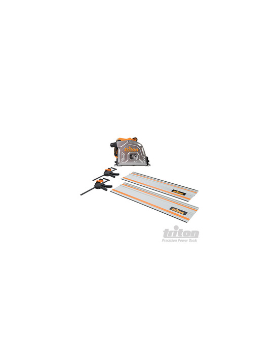 Triton - scie plongeante avec rail de guidage 185 mm, 1 400 w, 4 pcs - tts185kit