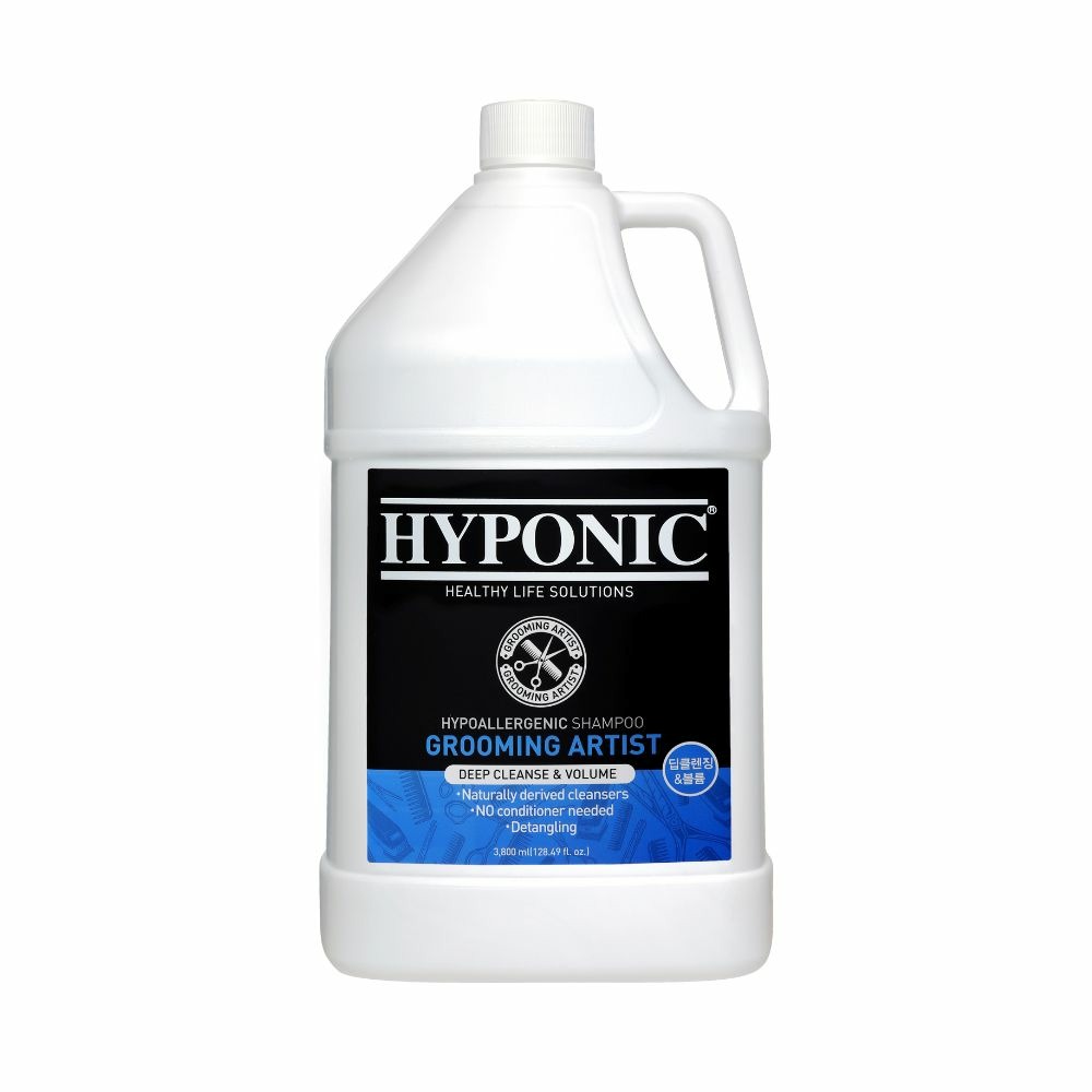 Shampoing intense pro hypoallergénique premium grooming artist pour chiens 3,8 l spécial