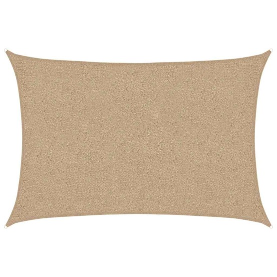 Voile d'ombrage 160 g/m² taupe 2x3 m pehd