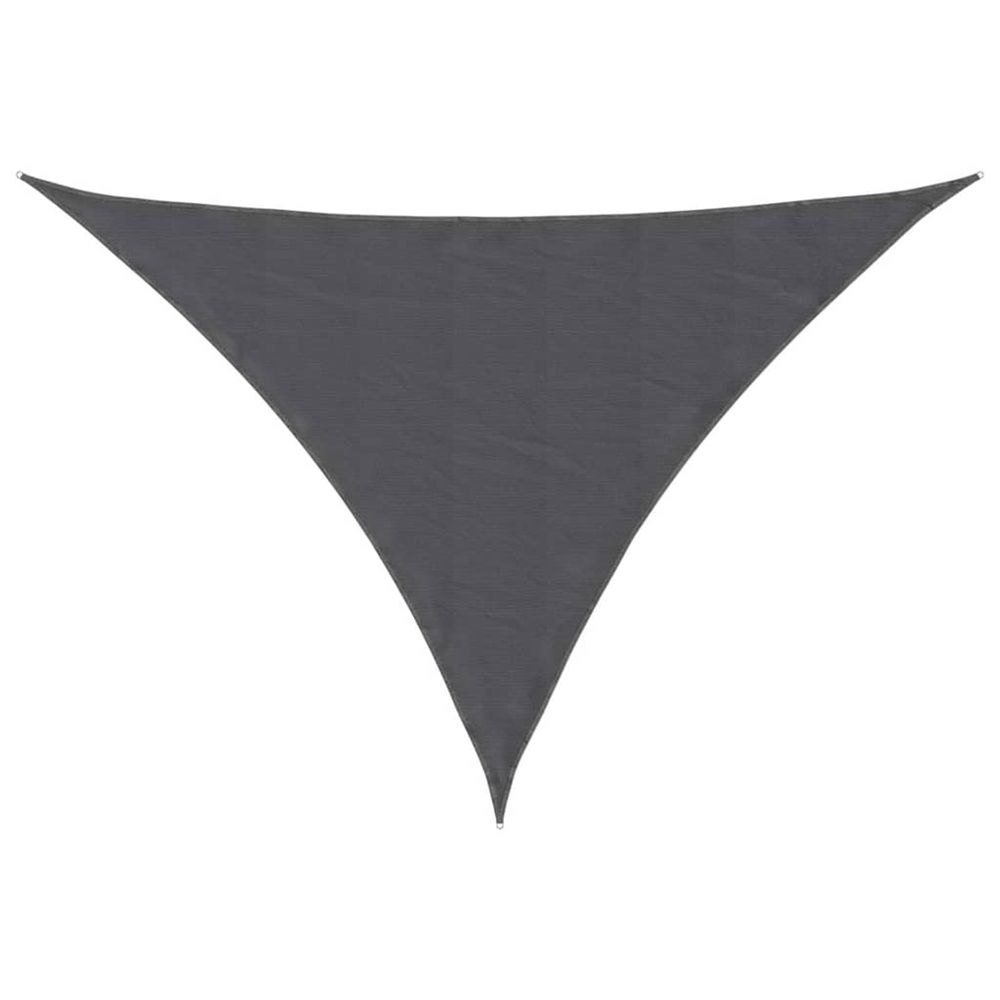 Voile de parasol tissu oxford triangulaire 4x5x6,4 m anthracite