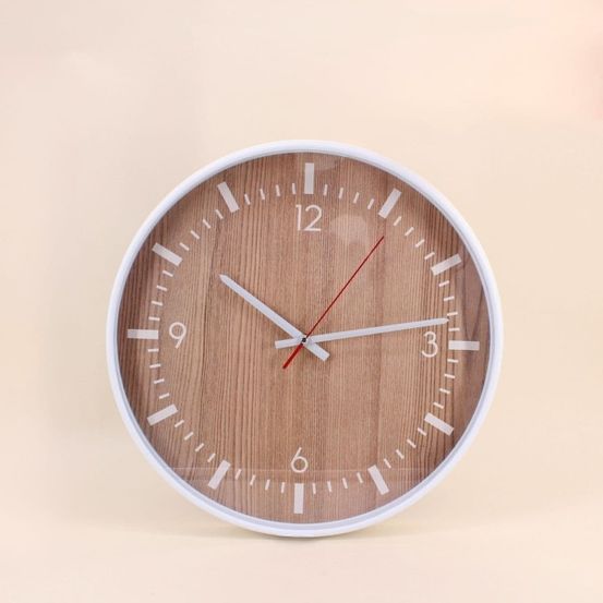 Horloge ronde en bois 40cm, zulae