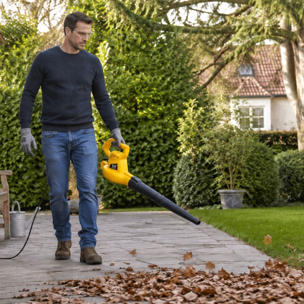Souffleur électrique de feuilles - garland gas 301 e-v20 - 3000 watts