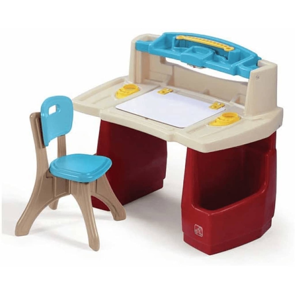 Bureau avec tabouret d'activités pour enfants
