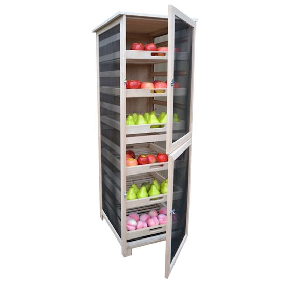 Légumier/fruitier 240 en bois, 6 tiroirs
