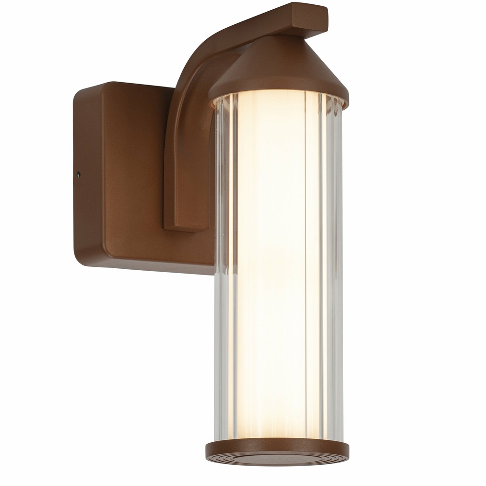 Applique murale d'extérieur brisa rouille e27 h26cm