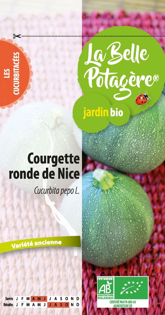 Courgette ronde de nice 1,5 g