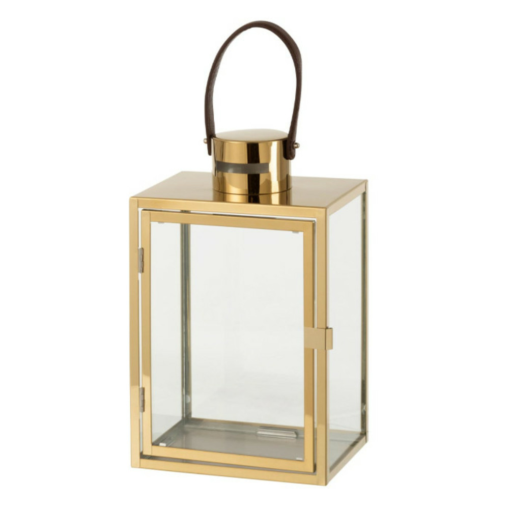 Lanterne design en verre 