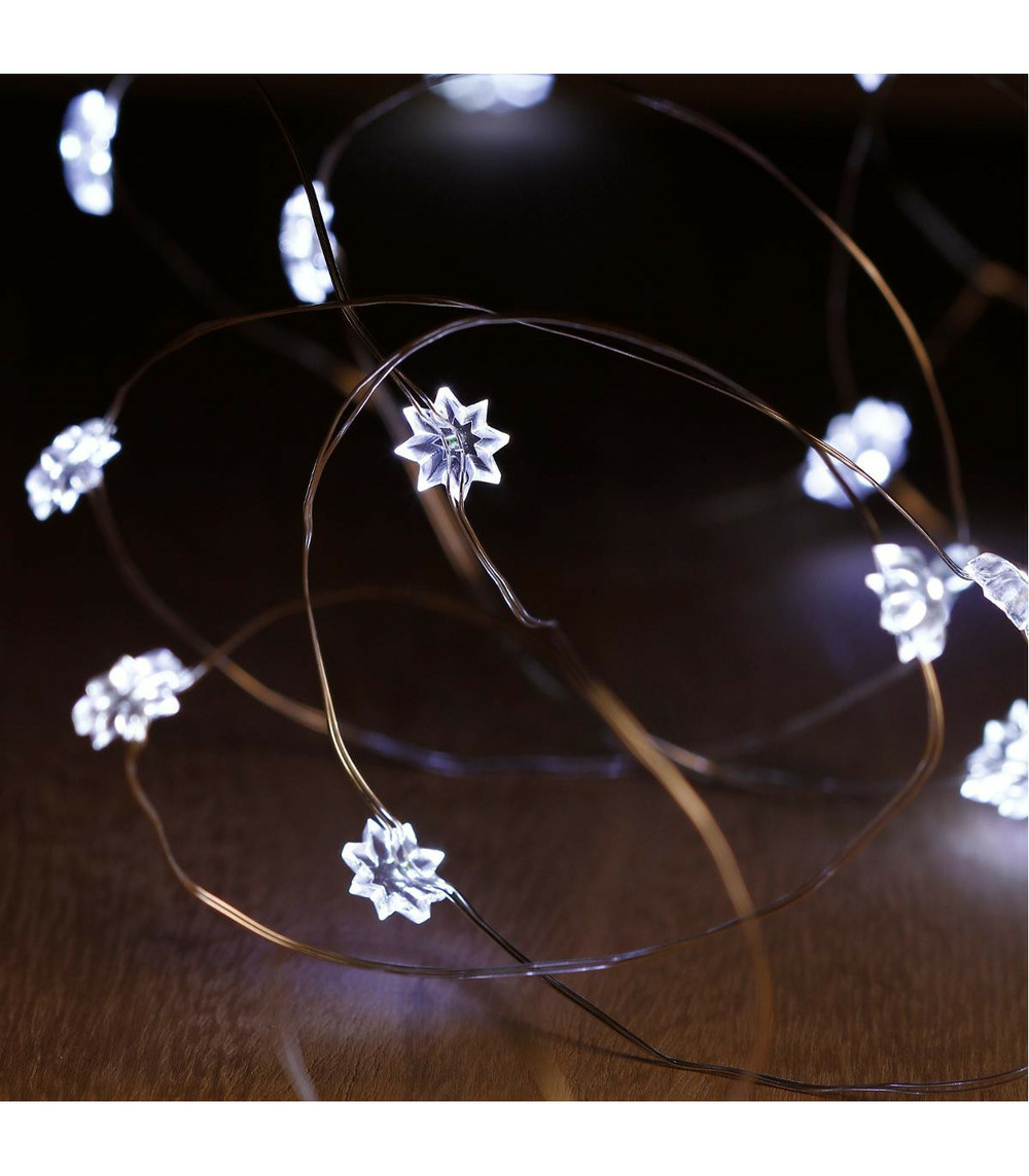 Guirlande lumineuse intérieur 20 led déco sur 1.90 mètres