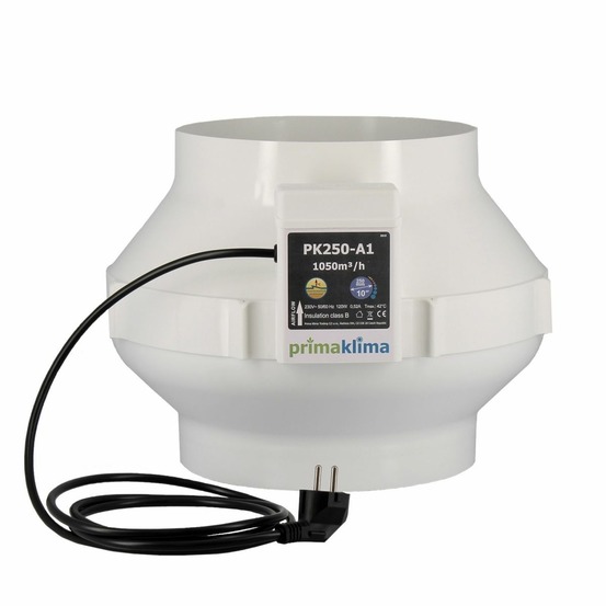 Extracteur d'air 1050m3/h - 1 vitesse - diamètre 250 mm