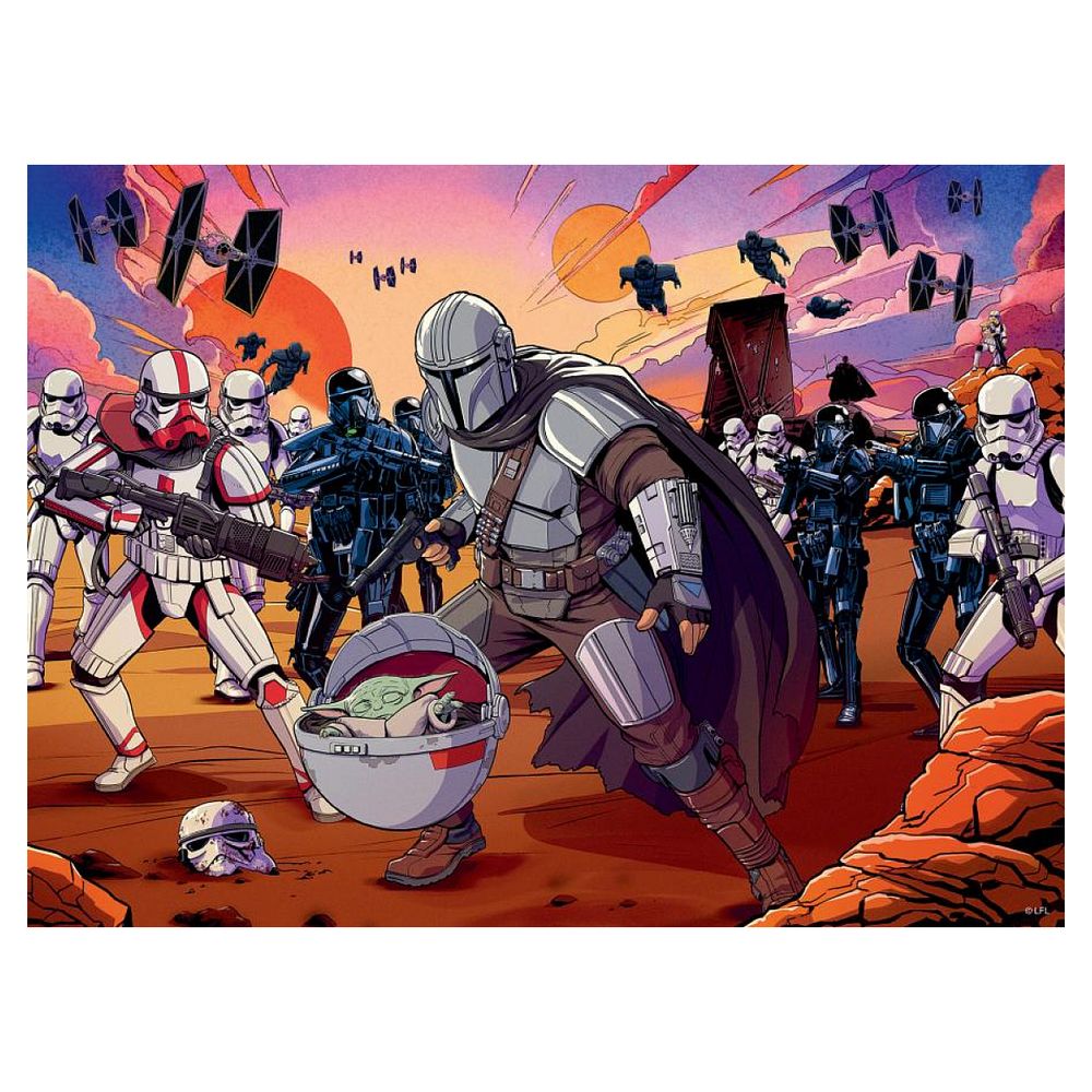 Puzzle 200 pieces xxl - star wars the mandalorian