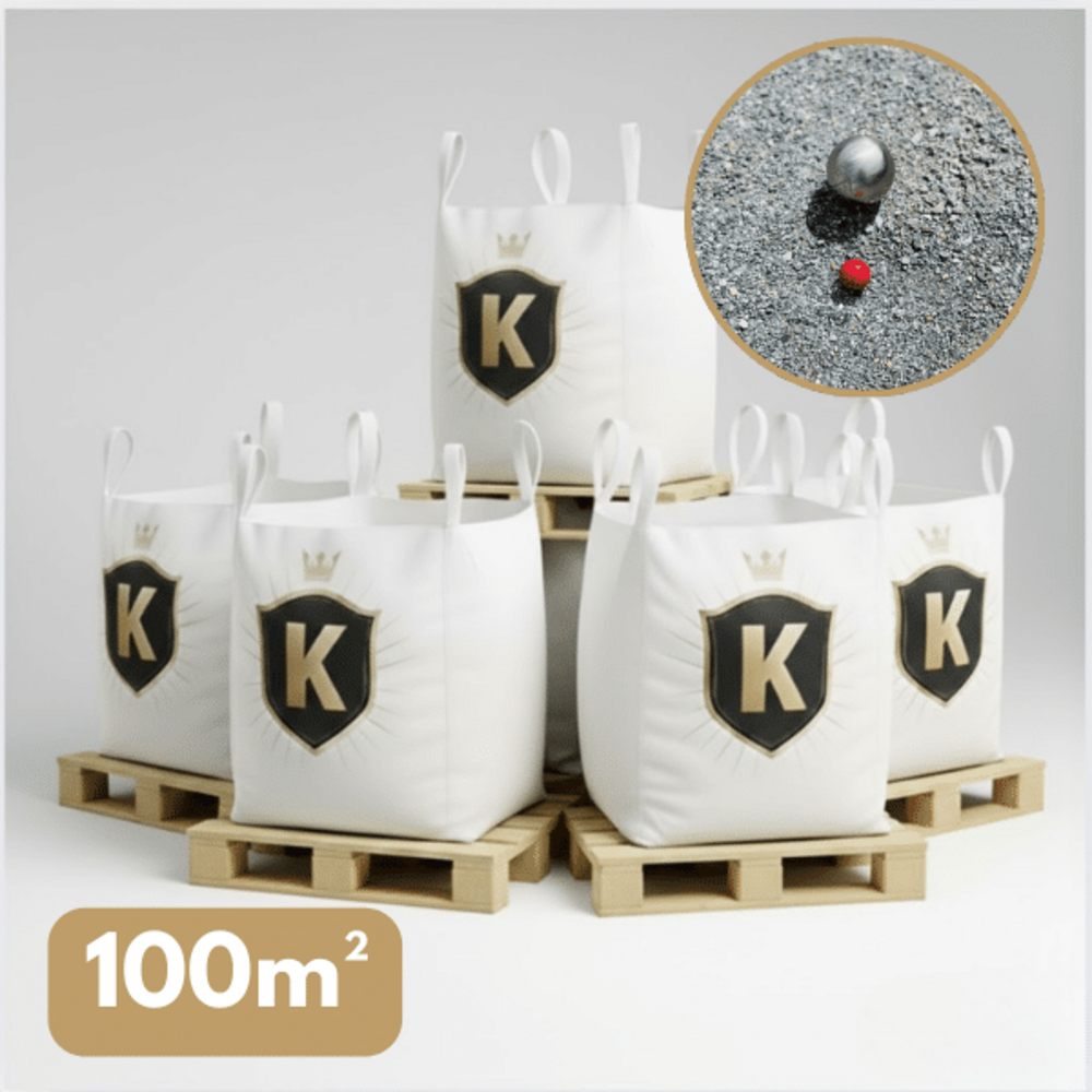 Sable des champions gris 0/8 mm – pack 5 big bag +/- 1,5t – pétanque