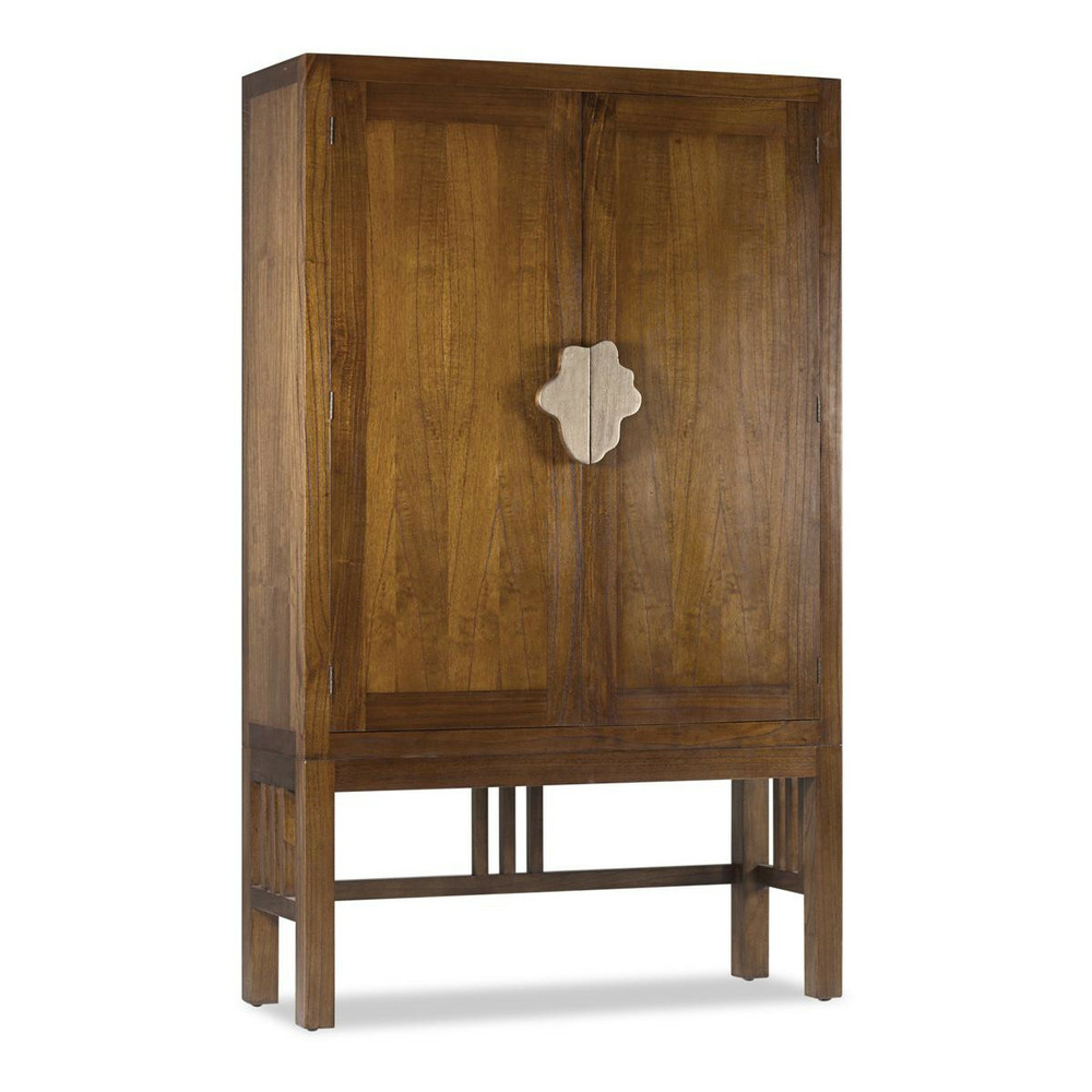 Buffet 7 tiroirs bronze bois marron - onéline décoration d'autrefois