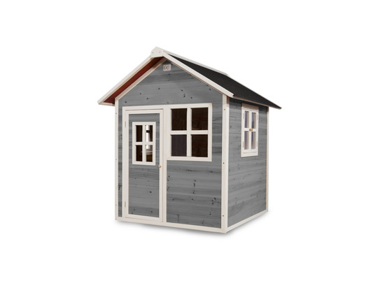 Maisonnette en bois pour enfants loft 100 gris