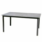 Santorin table rect fixe aluminium 150x90x72cm
