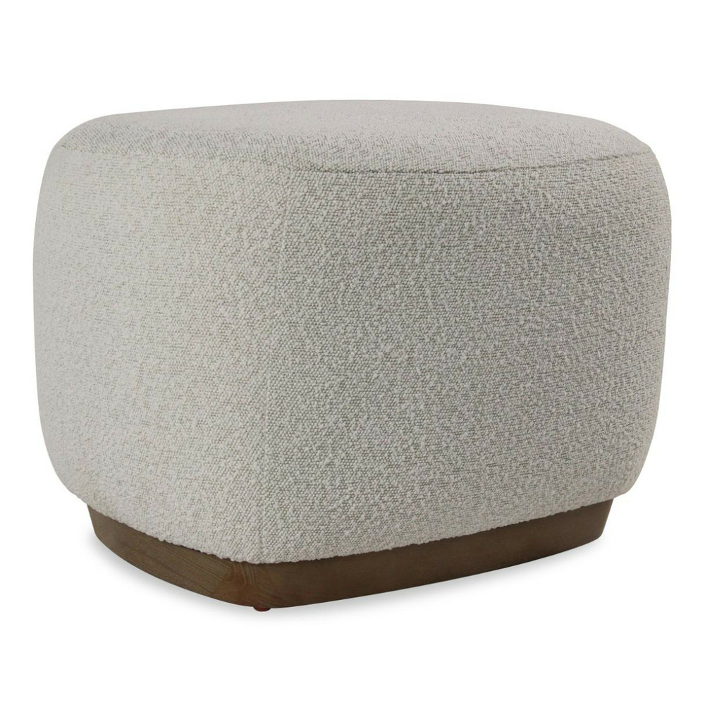 Pouf bois gris - interior's