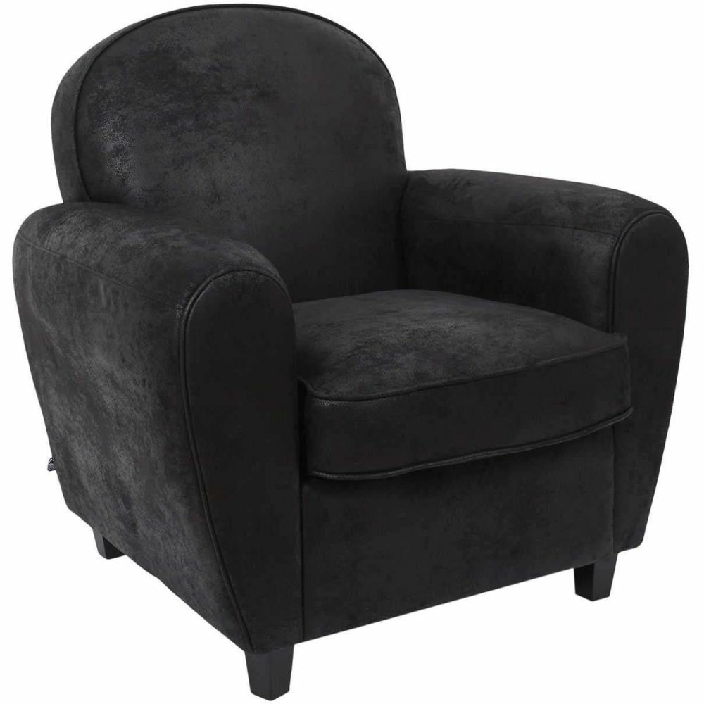 Fauteuil club en polyester chic