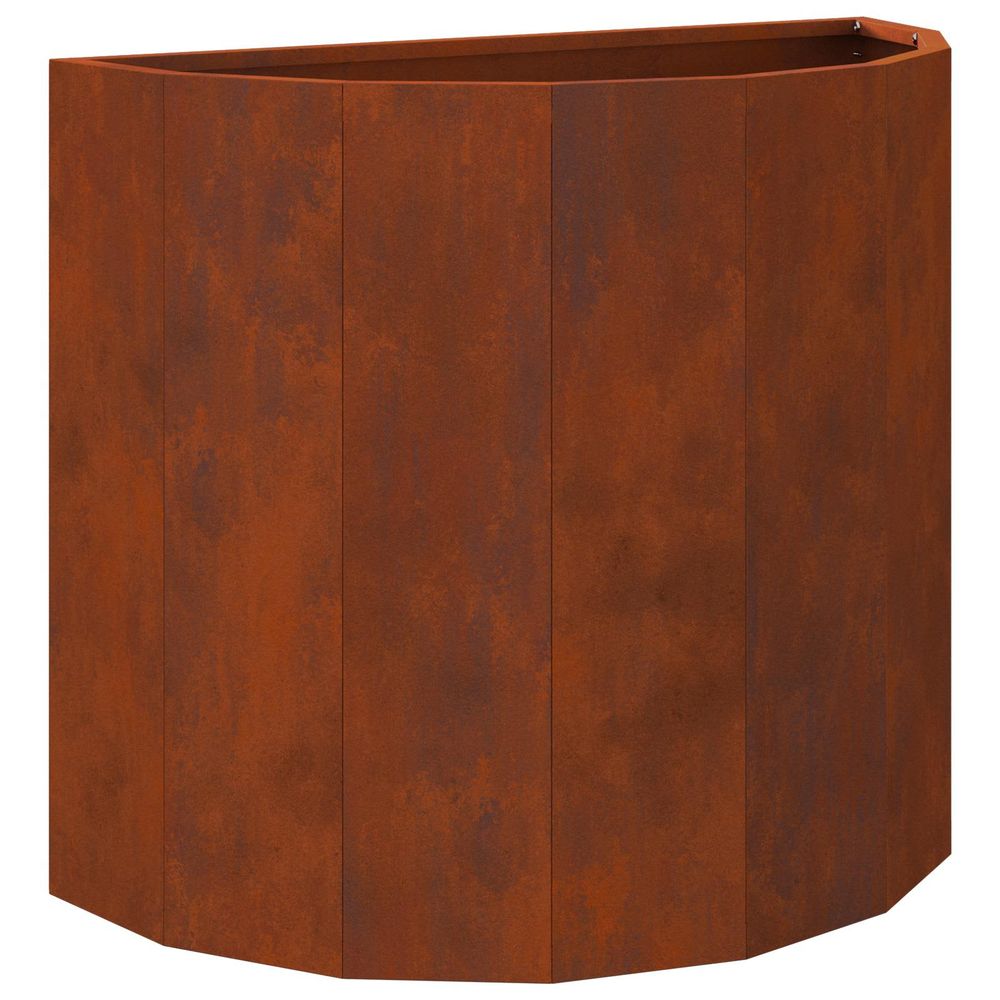 Jardinière rouillé 60 x 30 x 50 cm
