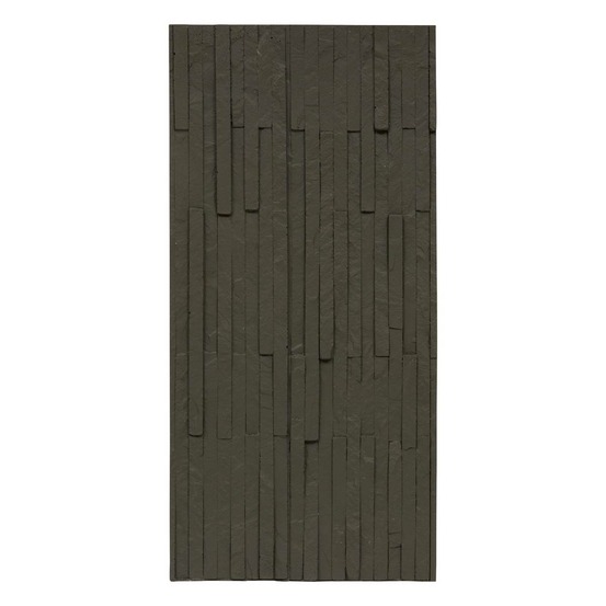 Sticker mural effet ardoise cary gris foncé 58x28cm